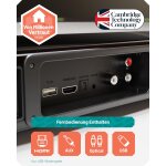 TV Soundbar 2.1 Subwoofer HDMI ARC Bluetooth, Oakcastle SB80 Xtra GEPRÜFT