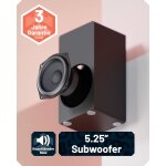 TV Soundbar 2.1 Subwoofer HDMI ARC Bluetooth, Oakcastle SB80 Xtra DEFEKT