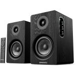 Regal Lautsprecher Aktiv HDMI, BT, Paar Oakcastle BK100 Schwarz WIE NEU