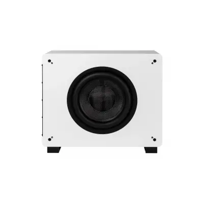 Slim Aktiv Subwoofer 10" 300W AirX2 AutoEQ Weiß – ELAC MURO SUB2020 NEU