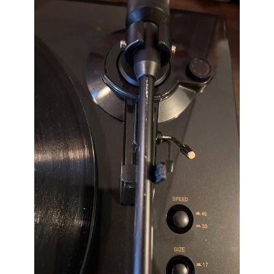 Vollautomat Plattenspieler, Phono, Denon DP-300F, schwarz, BESCHÄDIGT #1