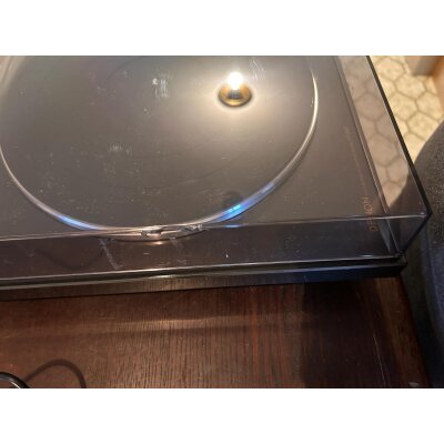 Vollautomat Plattenspieler, Phono, Denon DP-300F, schwarz, BESCHÄDIGT #1