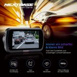 Full HD Dashcam mit 1080p@60fps, GPS, WiFi & Parkmodus, Nextbase NBDVR322GW, DEFEKT