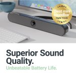 Akkusoundbar, Powerbank, USB, Kartenleser, BT, Majority Atlas, NEU - GEÖFFNET