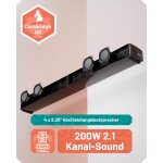 TV Soundbar 2.1 Subwoofer HDMI ARC Bluetooth,Oakcastle SB80 Xtra,GEPRÜFT WIE NEU