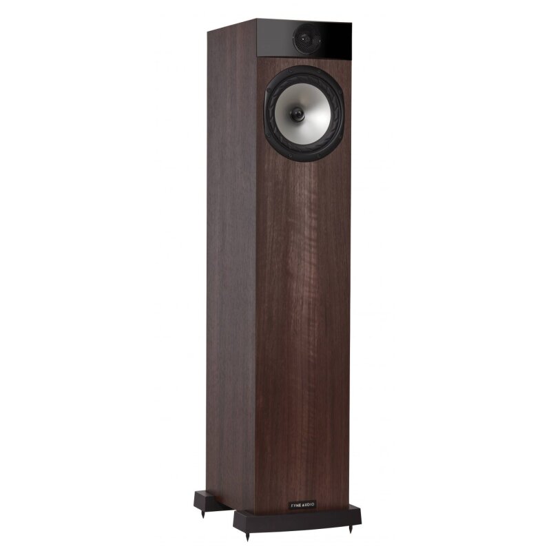 Standlautsprecher, 2-Wege, HiFi, 90 dB Walnuss, (Paar) – Fyne Audio F302 NEU