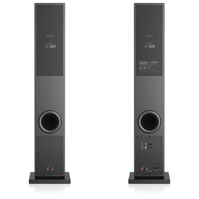 Aktive WLAN Standlautsprecher, 1 Paar, AudioPro A38W, HDMI, AirPlay2 Schwarz,NEU