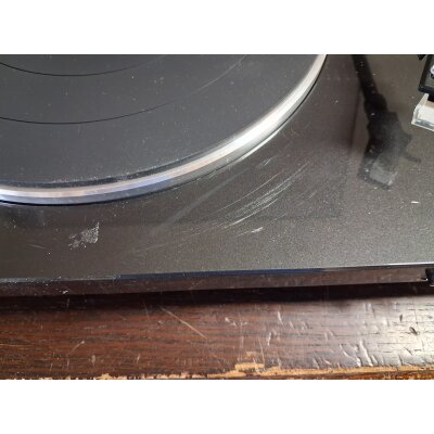 Vollautomat Plattenspieler, Phono, Denon DP-300F, schwarz, BESCHÄDIGT #2
