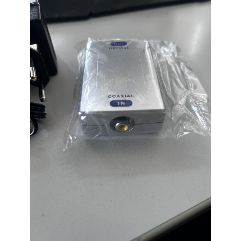Digital Analog Audio Wandler DAC Toslink Koax auf Cinch AL10L, OEM, NEU