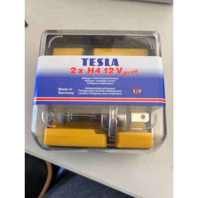 Halogen Scheinwerferlampen, H4 12V 60/55W P43t, 2er Set...