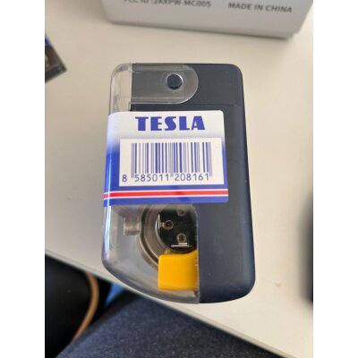 Halogen Scheinwerferlampen, H4 12V 60/55W P43t, 2er Set TESLA BLUE, NEU
