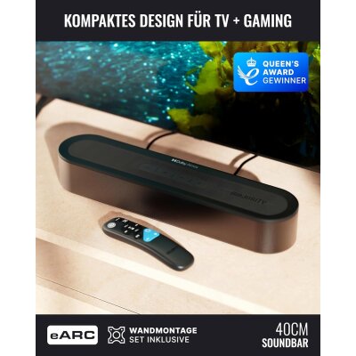 Soundbar Dolby Atmos+Wireless Subwoofer 2.1,,Majority Bowfell Axis,GEPRÜFT - GUT