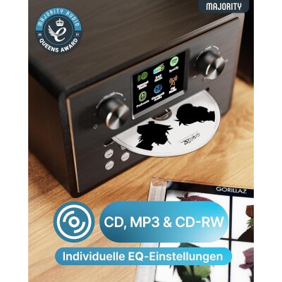 Internetradio Stereoanlage mit CD, DAB,Majority Homerton HIFI,GEPRÜFT -  WIE NEU