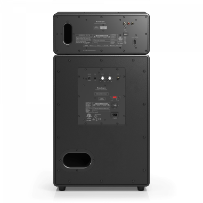 Lautsprecher Multiroom System schwarz, Audio Pro Drumfire II W, zweiteilig, NEU