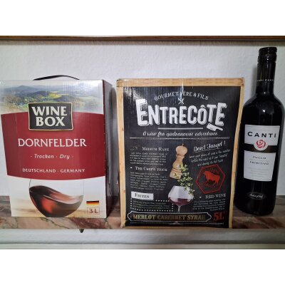 Internationales Rotweinpaket, trocken, 3er Set,...