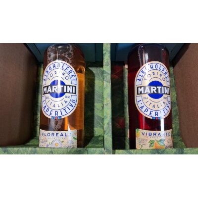 Aperitif Geschenkset, Martini Vibrante & Floreale,...