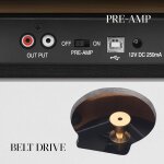 Plattenspieler Riemenantrieb PRE Amp USB RCA,House of Marley Stir It Up,MANGEL#2