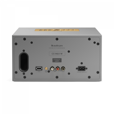Multiroom Lautsprecher Audio Pro C5 MkII W, Grau, 41 W, AirPlay 2, NEU