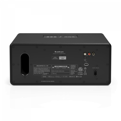 Multiroom, WLAN, Audio Pro D-2 W Schwarz, AirPlay 2...