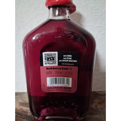Kleiner Feigling Red Berry Sour Likör, 5x 0,5L...