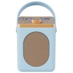 Retro Küchenradio DAB, hellblau, Wecker, Majority Little Shelford, WIE NEU