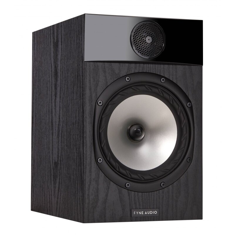 Regallautsprecher Paar Fyne Audio F301, Schwarz Esche, 50W 8Ohm, NEU