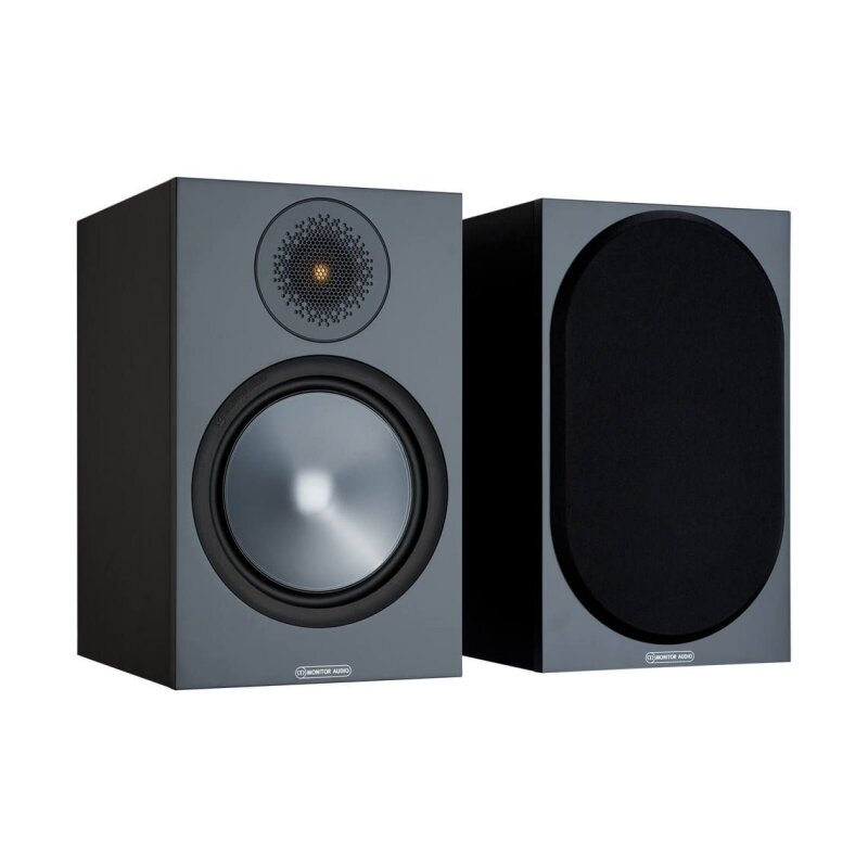 Regallautsprecher Paar Monitor Audio Bronze 100 6G Schwarz,100W, GEPRÜFT WIE NEU