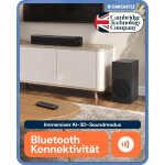 2.1 Soundbar + Sub Oakcastle SB40 Xtra, HDMI ARC Bluetooth 5.4, 90W, GEPRÜFT GUT
