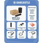 2.1 Soundbar + Sub Oakcastle SB40 Xtra, HDMI ARC Bluetooth 5.4, 90W, GEPRÜFT GUT