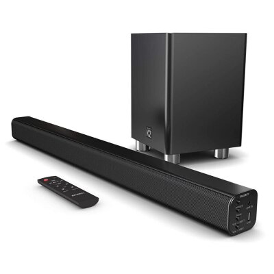 2.1 Soundbar mit Subwoofer, Bluetooth, HDMI ARC, USB...