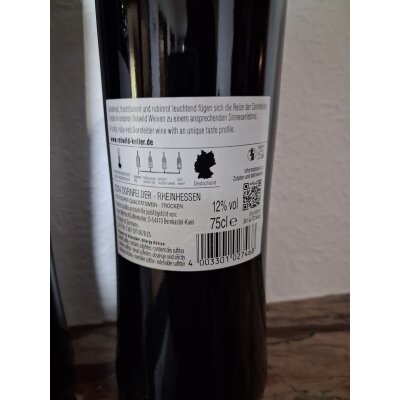 Dornfelder 4x 0,75L Rotwild trocken 2024 Rheinhessen NEU