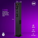 Bluetooth Soundtower, 40W RMS USB FM Radio NGS Sky Charm UNVOLLSTÄNDIG
