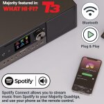 Internetradio, DAB+, CD, BT, eingebauter Subwoofer, Quadriga, schwarz, MANGEL