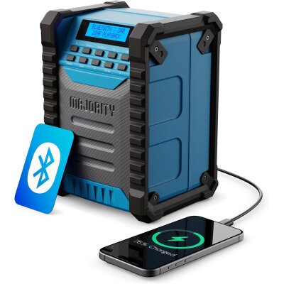 Baustellenradio, Powerbank, DAB+,robust,BT, Majority...