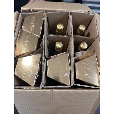 Österreich Gold Sekt, 9x 0,75L, 23K Blattgold,...
