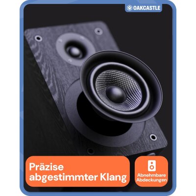 CD Radio mit DAB+, Bluetooth 5.3, schwarz, Oakcastle DAB400 HIFI, GEPRÜ. WIE NEU