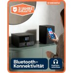 CD Radio mit DAB+, Bluetooth 5.3, schwarz, Oakcastle DAB400 HIFI, GEPRÜ. WIE NEU