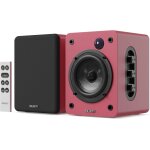 kleine Aktiv PC Lautsprecher 1 Paar BT HDMI USB,Majority D50X Maroon,GEPRÜFT GUT