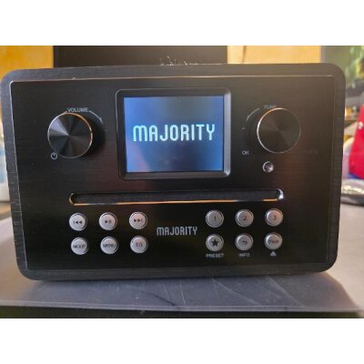 Internetradio Stereoanlage mit CD, DAB, Majority Homerton HIFI, VERKRATZT MANGEL