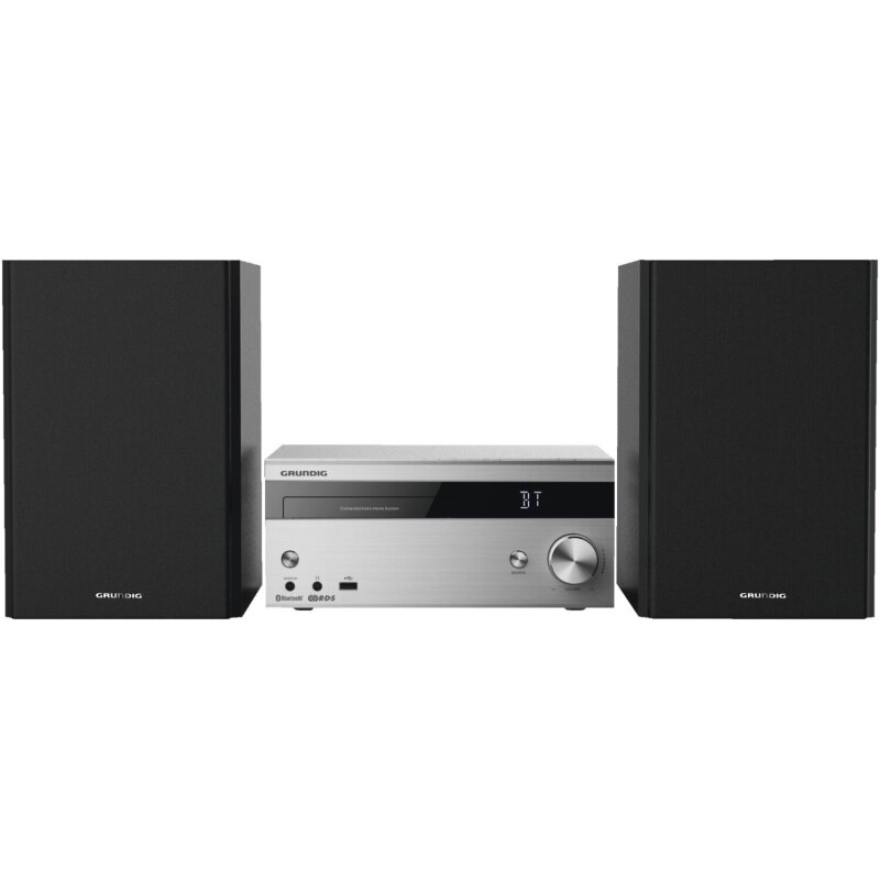 Grundig Kompaktanlage CMS 4000 BT DAB+ 100W CD Bluetooth USB Silber MANGEL