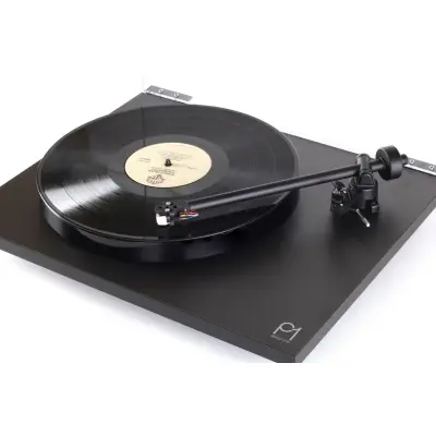 Plattenspieler schwarz,Rega Planar 1, RB110, Carbon MM,...