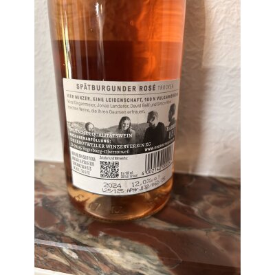 Burgunderpaket 2024 trocken, 6x 0,75L,Vulkangewächs Kaiserstuhl, Baden, NEU