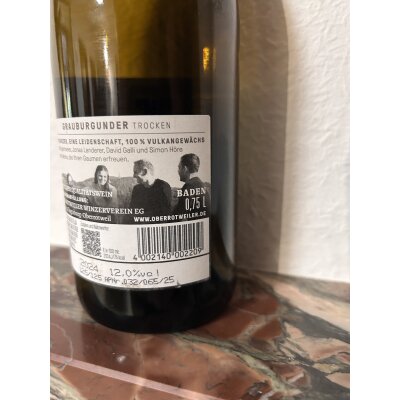 Burgunderpaket 2024 trocken, 6x 0,75L,Vulkangewächs Kaiserstuhl, Baden, NEU