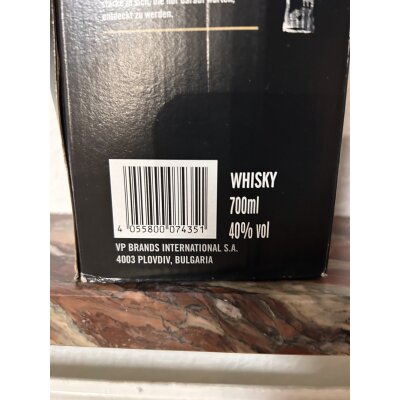Black Ram Whisky, Geschenkset 6x 0,7L, 40% Alc., 3 Jahre + Glas
