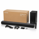 Samsung Soundbar Bluetooth Subwoofer, Bass Boost, HW-B46CF/ZF, GEPRÜFT - GUT