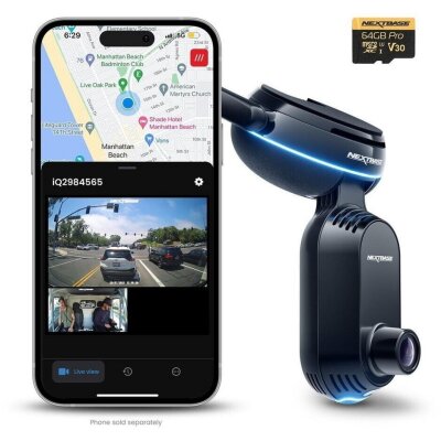 Nextbase iQ 2K Dashcam 1440p Innenkamera GPS 4G WLAN OBD GEPRÜFT GUT