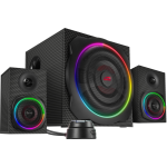 PC Gaming Lautsprechersystem,Subwoofer 2.1,RBG,Speedlink Gravity Carbon, GEPRÜFT