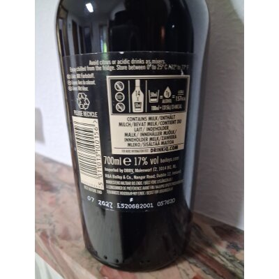 4x 0,7L Baileys Original Irish Cream Likör 17% Vol. NEU