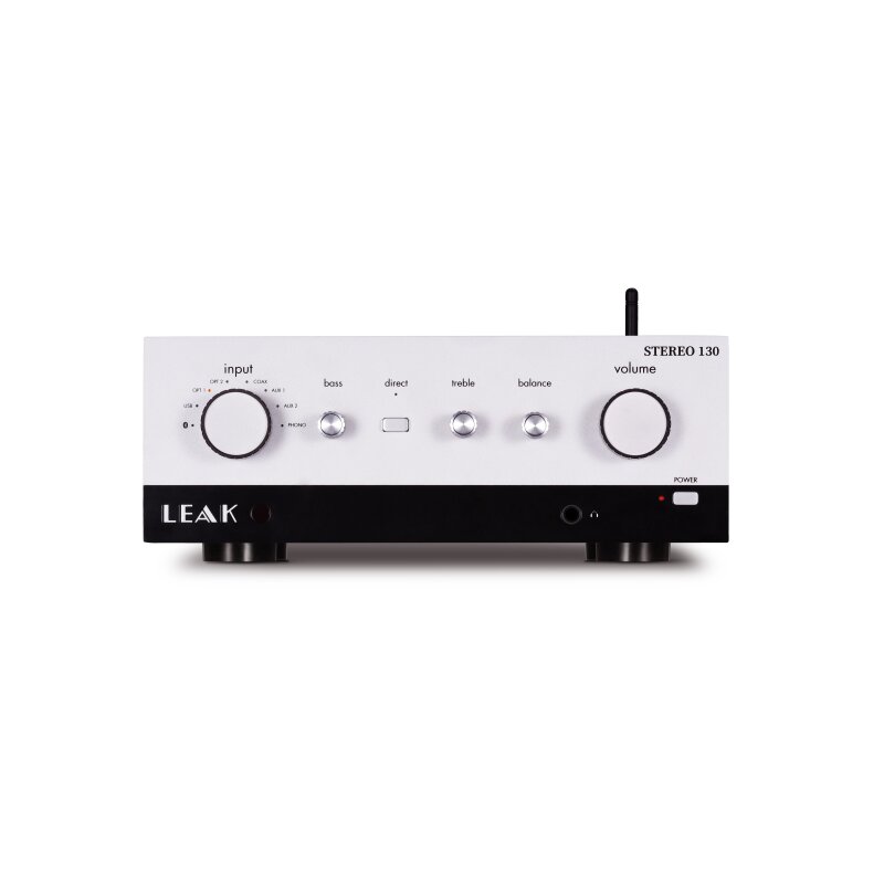 Vollverstärker DAC Phono Bluetooth 2x65W, LEAK Stereo 130 Silber,GEPRÜFT WIE NEU