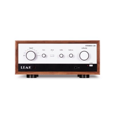 Vollverstärker DAC Phono Bluetooth 2x65W, LEAK Stereo 130 Walnuss, NEUWARE